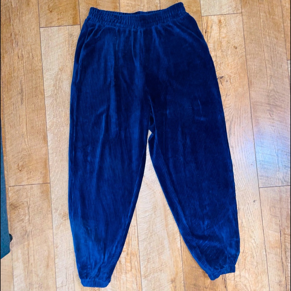 Corduroyed Navy Blue Jogging set